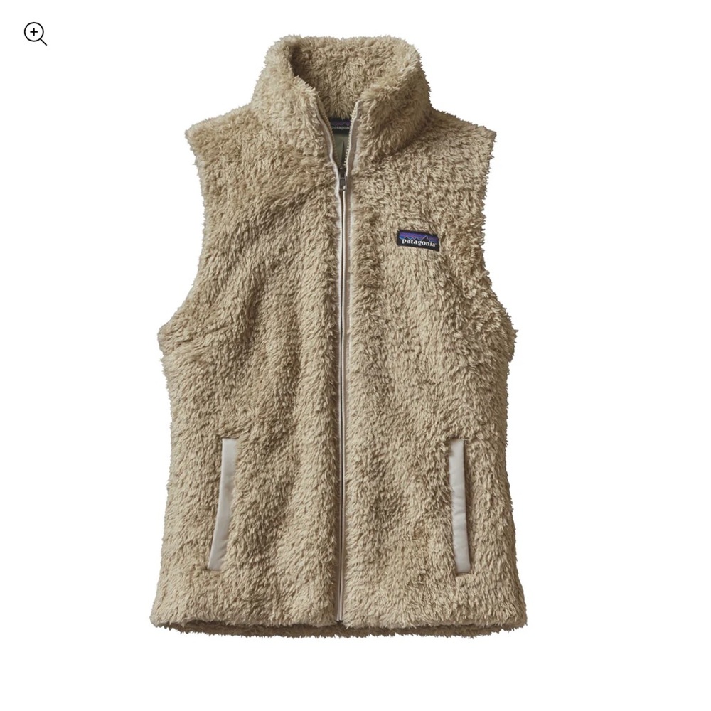 Patagonia ‘Los Gatos’ Women's Fleece Vest, Size Large, El Cap Khaki